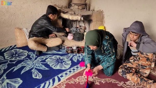 Weaving handicrafts of the nomads.