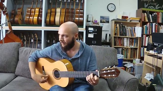 1954 Manuel Reyes Flamenco Guitar Sebastian Quintero Farruca смотреть онлайн