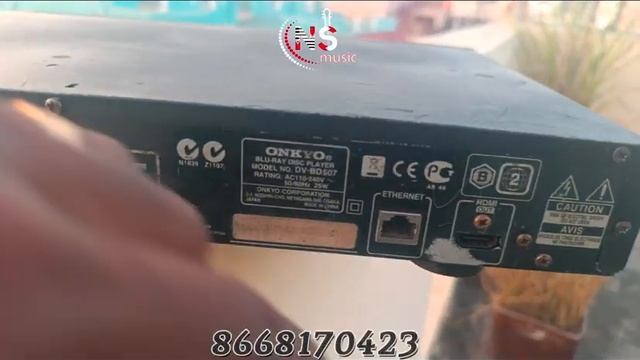 ONKYO DV-BD507 BLU RAY PLAYER #dts #digital #hometheater #dolby #3d #audio #music #subwoofer#djremi