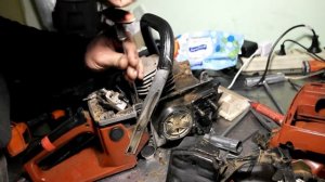 Ремонт  бензопилы ,  Заклинила Бензопила ? бензопила GOOD LUCK , КИТАЙСКАЯ БЕНЗОПИЛА