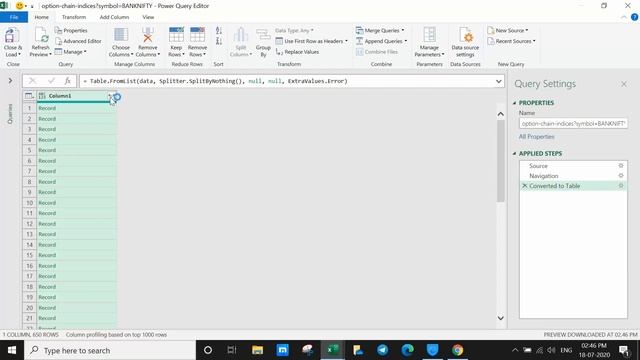 HOW TO EXTRACT OPTION CHAIN FROM NEW NSE WEBSITE INTO EXCEL смотреть онлайн