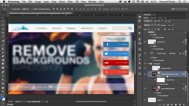 How to Blur Objects in Photoshop | смотреть онлайн