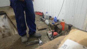 Замена хвостовика на коронке по бетону