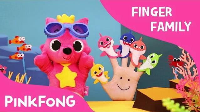 Shark Finger Family | Finger Puppets | Pinkfong Plush | Pinkfong Songs For Children