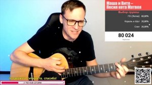 Новогодние приключения Маши и Вити – Песня кота Матвея 🎸 кавер на гитаре и аккорды