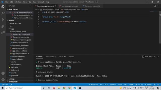 Template Reference Variable Angular | Angular Tutorial | NSCODE смотреть онлайн
