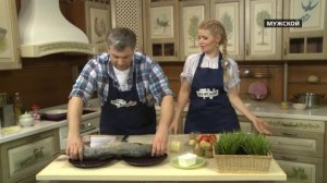 Ирина Гаврилова готовит таймень в сливочном соусе. Моя Кухня 91.