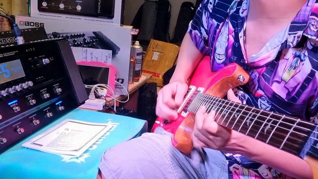 กีตาร์ไฟฟ้า PRS SE Custom 24 & BOSS GT-1000 บรรเลงเพลง BY JUMBOH GUITAR FIRE смотреть онлайн