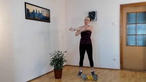 Часовая силовая тренировка на все группы мышц // Тренировка в домашних условиях с гантелями