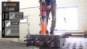 Алмазные коронки ADTnS RS5H - сверление бетона с арматурой