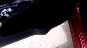 Снятие дверной карты(обшивки двери)Ниссан сентра,и убрать дребезг в двери.