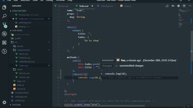16 - The Correct Way to Delete item From Array List in Vuejs смотреть онлайн