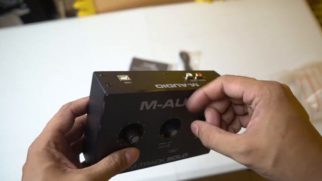 Affordable  (Php3,200) Audio Interface ? M-AUDIO M-TRACK SOLO Unbox/Review/Quick Sound Test