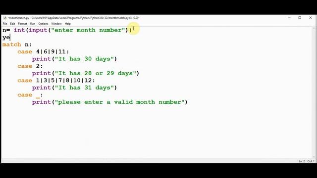 structural pattern matching python 3.10 смотреть онлайн