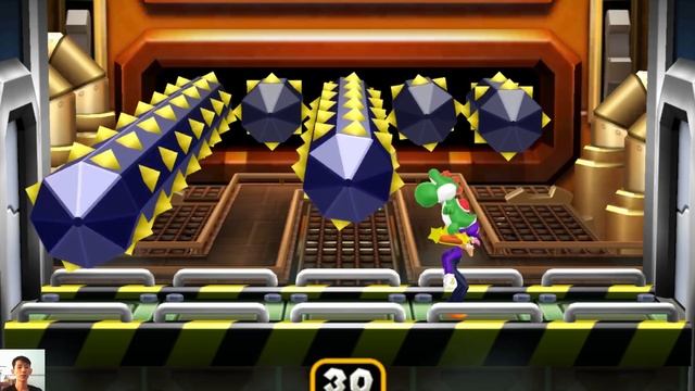 Mario Party Island Tour - Minigames - Yoshi vs Waluigi vs Mario vs Peach (Master Cpu) смотреть онлайн