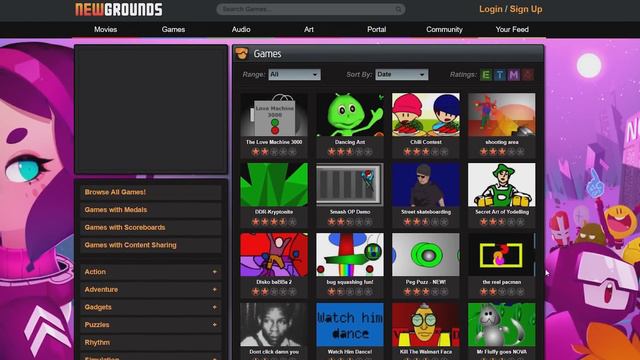 Oney Plays Newgrounds Games With JonTron