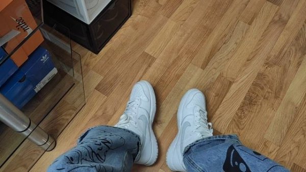 Купил ДАНКИ за 5500₽ - оригинал / Обзор Nike dunk high sp pure platinum