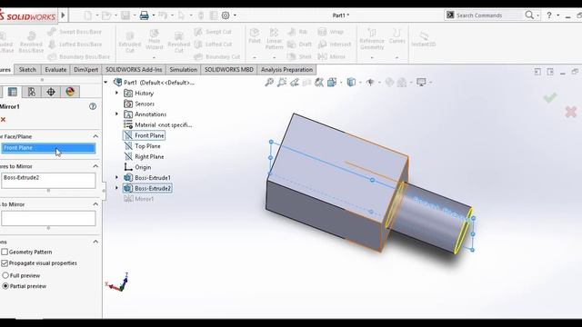 ASE Solidworks 03 Flyt et sketch plan смотреть онлайн