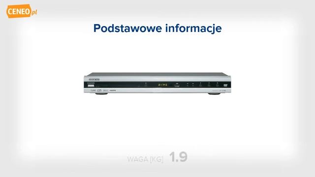 ONKYO DV-SP406 odtwarzacz dvd - Ceneo.pl смотреть онлайн