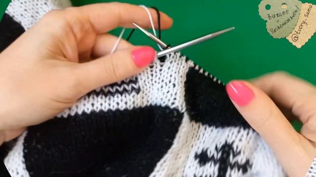 Шахматный плед. Двусторонний жаккард спицами. Часть 2\2 смотреть онлайн