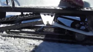 Самодельный снегоход с двигателем лифан.