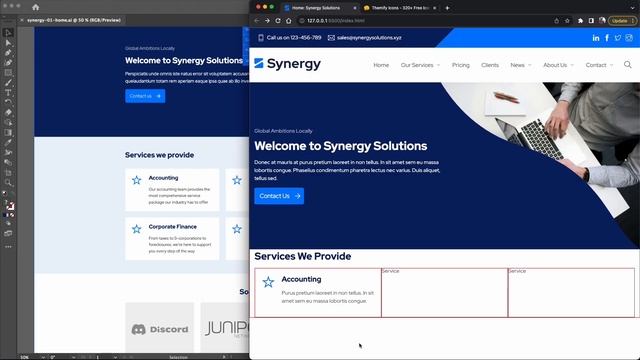 06. Services Section | Building a Corporate HTML/CSS/JS Website From Scratch смотреть онлайн