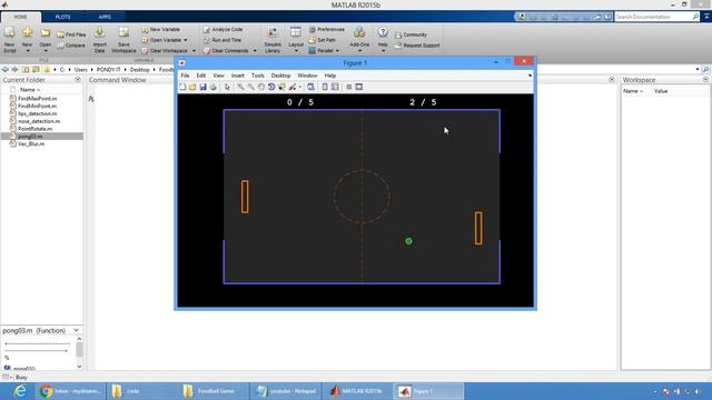 Foodball Game using Matlab смотреть онлайн