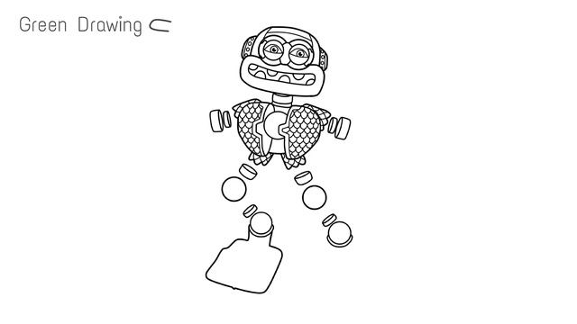 How to draw Air Wubbox (Epic Wubbox from Air Island) from My Singing Monsters step by step смотреть онлайн