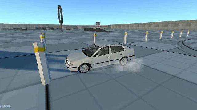 BeamNG Crashtest VW Polo And Skoda Octavia