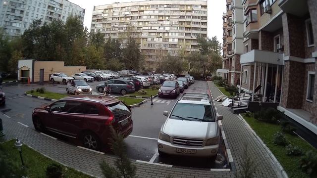 Пример записи видео на уличную камеру видеонаблюдения Link 7915W 12MP (Пасмурная погода) смотреть онлайн