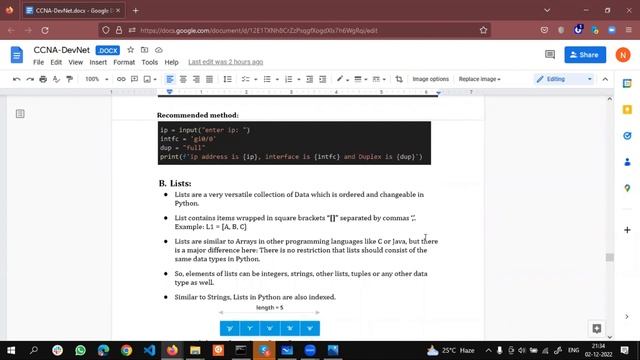 Session 2 – Python Strings and String Operations | Python Lists and List Operations смотреть онлайн