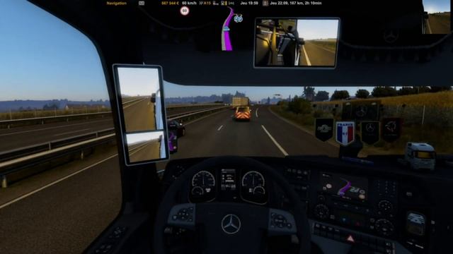 ?[EURO TRUCK SIMULATOR 2] LIVRAISONS #22 TOULOUSE -MONTPELLIER 4K60 (T150) [FR] (PC) смотреть онлайн