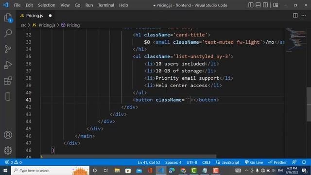 How to Create Pricing Page in React JS and Bootstrap || Pricing Plan on Website смотреть онлайн