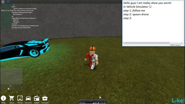 Roblox Vehicle Simulator Secret!!! + Vehicle Simulator code in desc. смотреть онлайн
