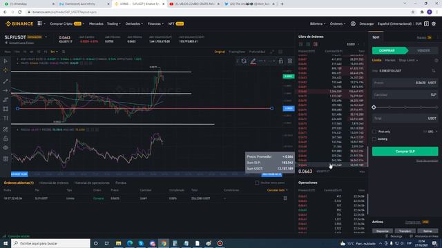 Jugando al Trader con el SLP axie infinity смотреть онлайн