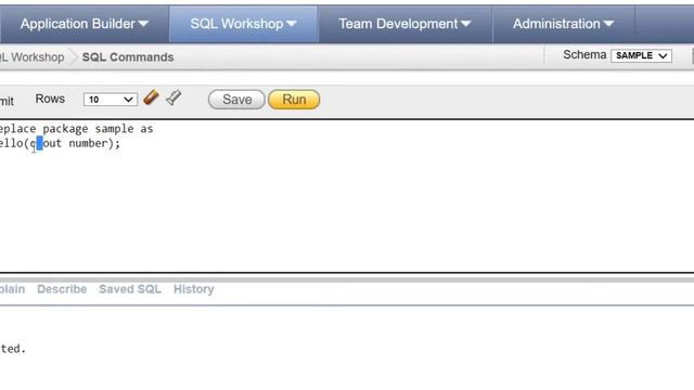 PLSQL Package specification & Body with simple example. смотреть онлайн