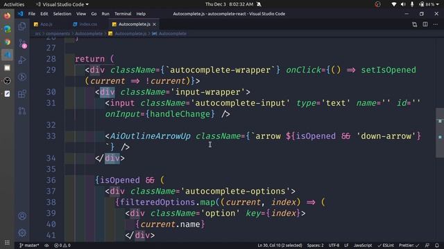 Finishing the css of the Autocomplete [4/5] смотреть онлайн