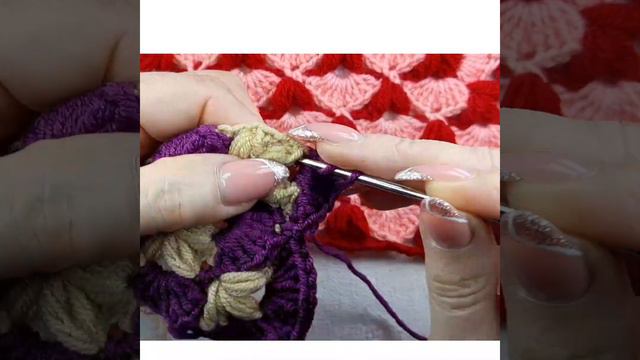 Узор "Бабушкин квадрат" смотреть онлайн