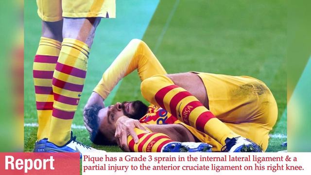 GERARD PIQUE EXPECTED TO BE OUT FOR 4 MONTHS | SERGI ROBERTO OUT FOR 2 MONTHS | BARCA INJURY CRISIS смотреть онлайн