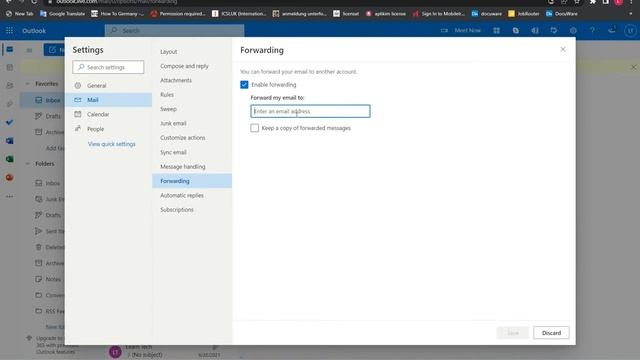 Setup Automatic Email Forwarding in the Outlook Web App -- O365 Account or Standard Outlook Email смотреть онлайн