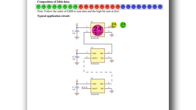 Умные (адресуемые) светодиоды. WS2812B.