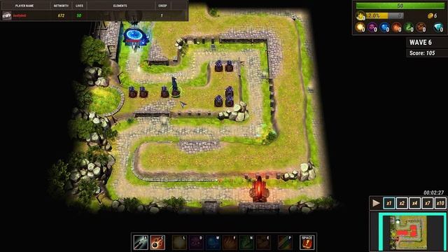 Element TD 2 - Multiplayer Tower Defense Gameplay смотреть онлайн