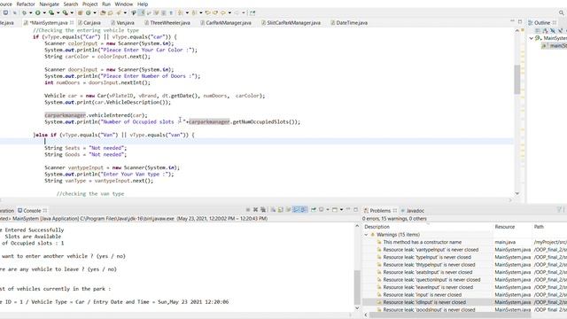 eclipse workspace OOP final 2 src Vehicle java Eclipse IDE 2021 05 23 13 44 30 смотреть онлайн