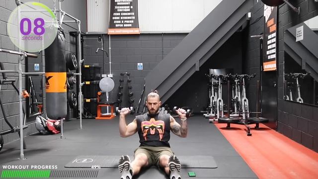Fun 30 Min UPPER BODY DUMBBELL WORKOUT (Beginner & home friendly) смотреть онлайн