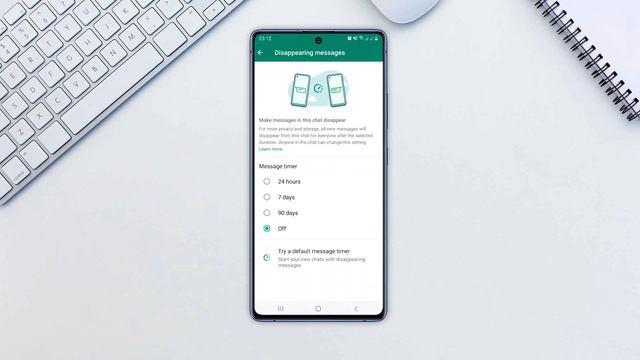 How to Send WhatsApp Dissappearing Messages | Turn On Dissappearing Messages смотреть онлайн