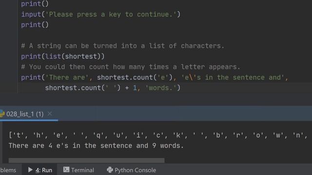 Python 028 - Using lists - Part 1 смотреть онлайн