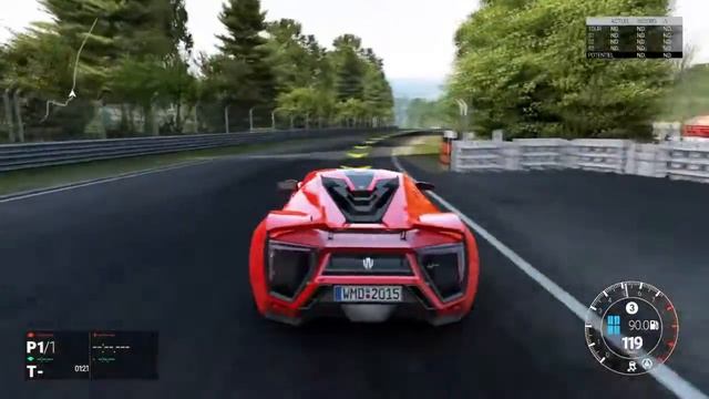 Project CARS W Motors Lykan Hypersport Speed Test смотреть онлайн