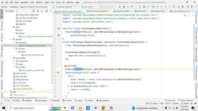 3. Aksacademy Flutter - Request Data GraphQL смотреть онлайн