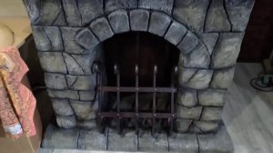 Камин из арт-бетона.