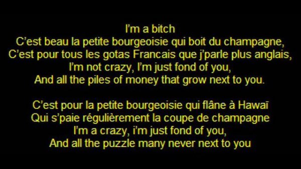 discobitch - c'est beau la bourgeoisie